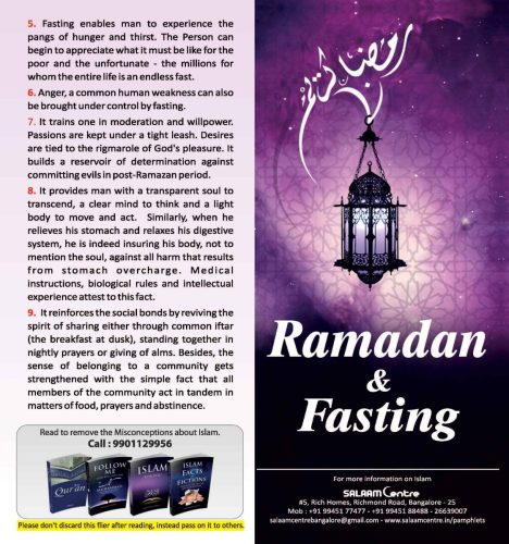 Ramadan and Fasting Page 1