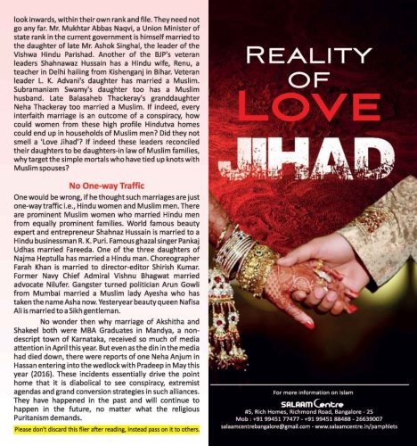 Reality of Love Jihad Page 1